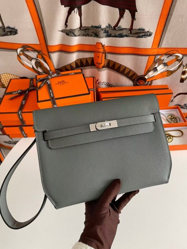 Kelly Depeche 25 Vert Gris Epsom