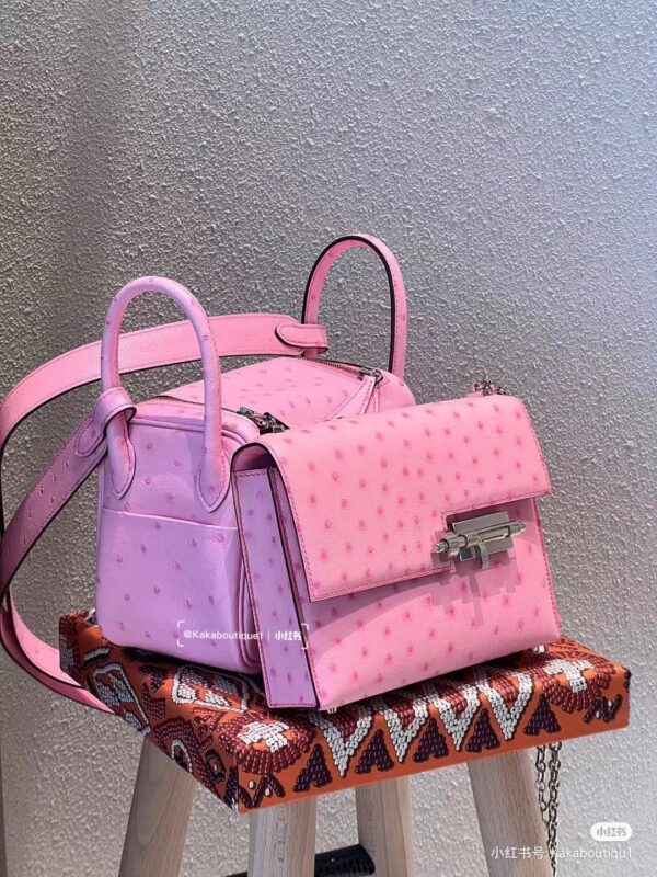 Verrou Ostrich in Rose Sakura