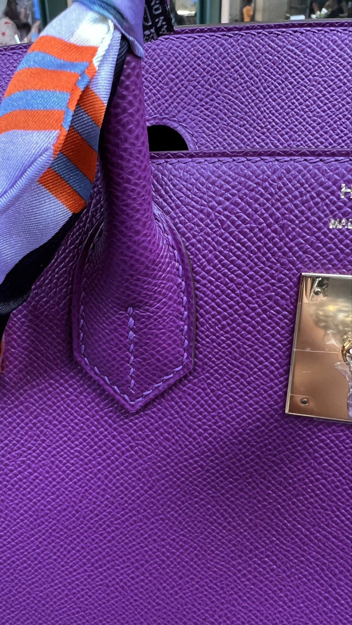 Birkin 25 Epsomin Anemone - Image 8