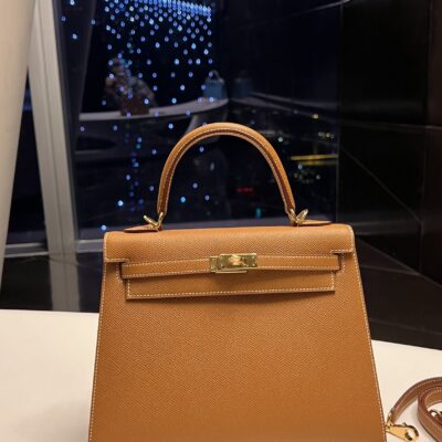 Kelly 25 Epsom in Golden Brown