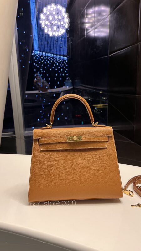 Kelly 25 Epsom in Golden Brown