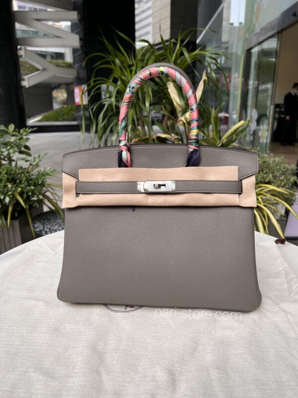 Birkin 25 Togo in Gris Tourterelle