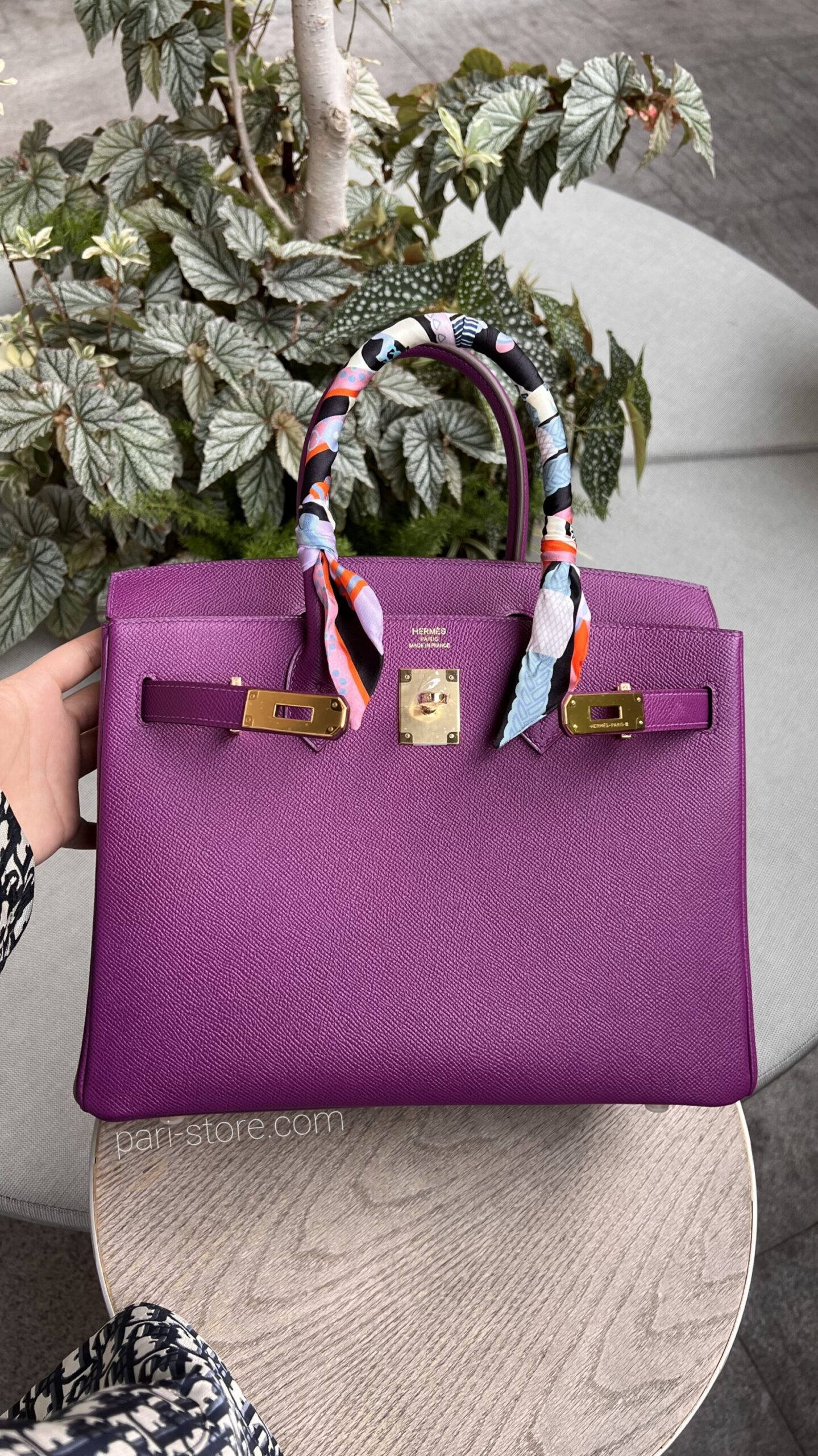 Birkin 25 Epsomin Anemone - Image 2