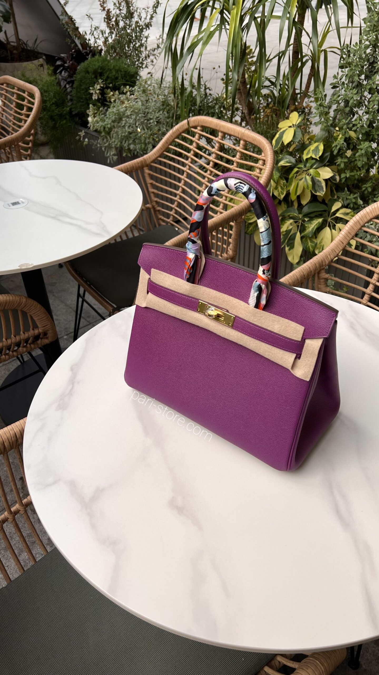 Birkin 25 Epsomin Anemone - Image 5