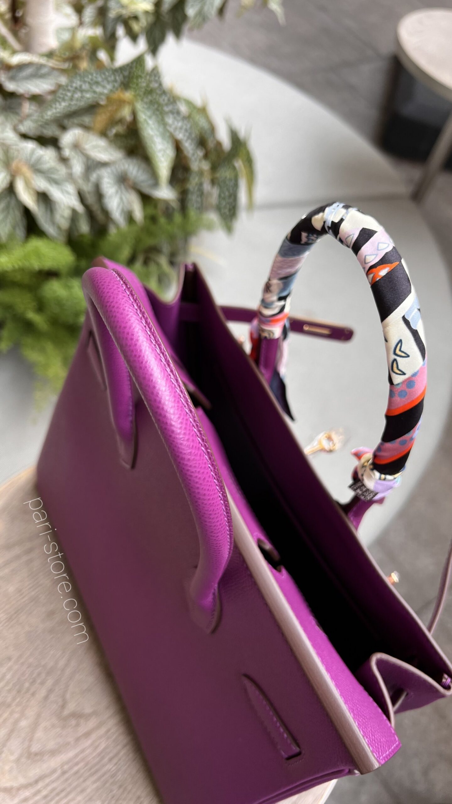 Birkin 25 Epsomin Anemone - Image 6