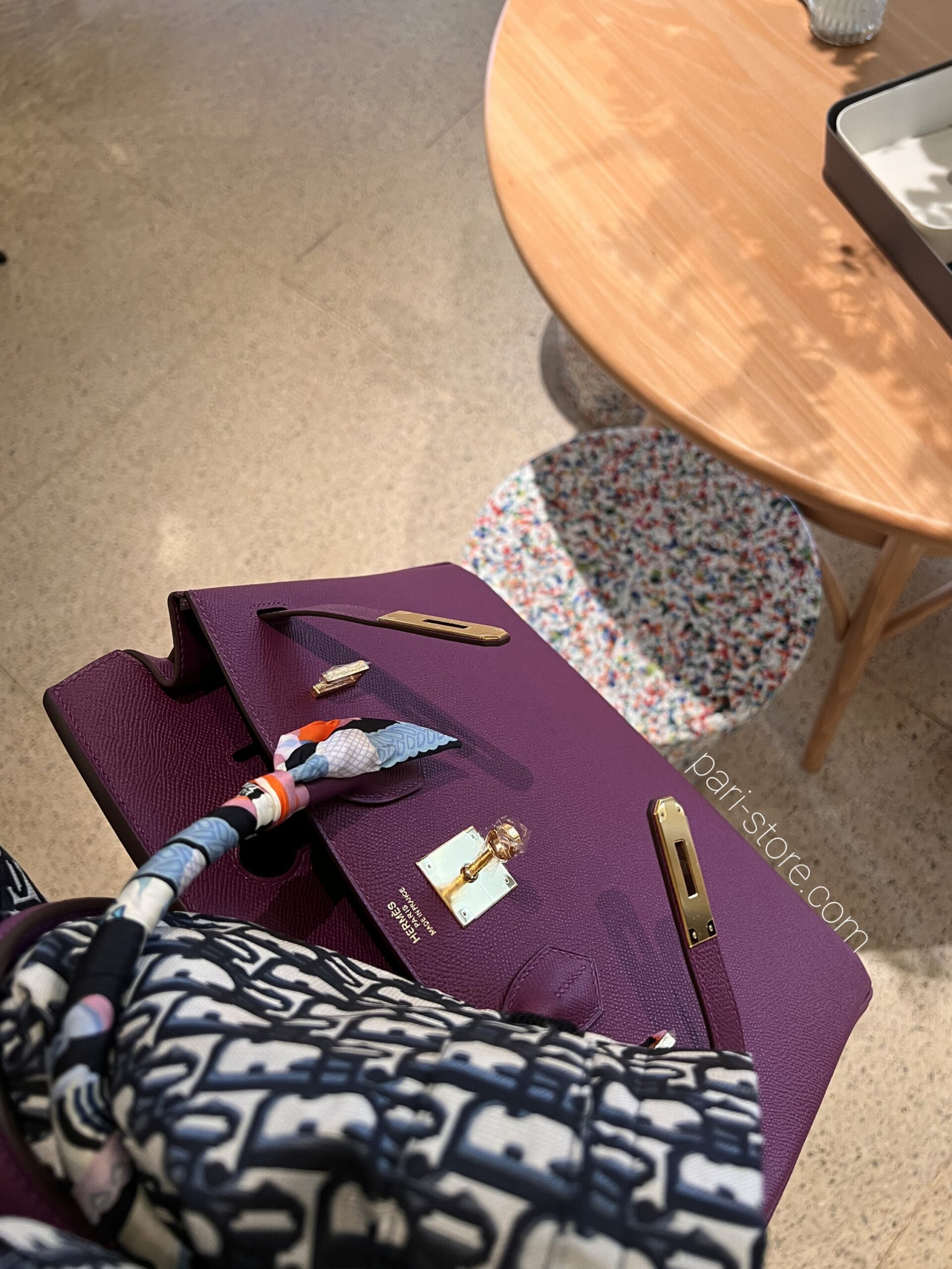 Birkin 25 Epsomin Anemone - Image 13