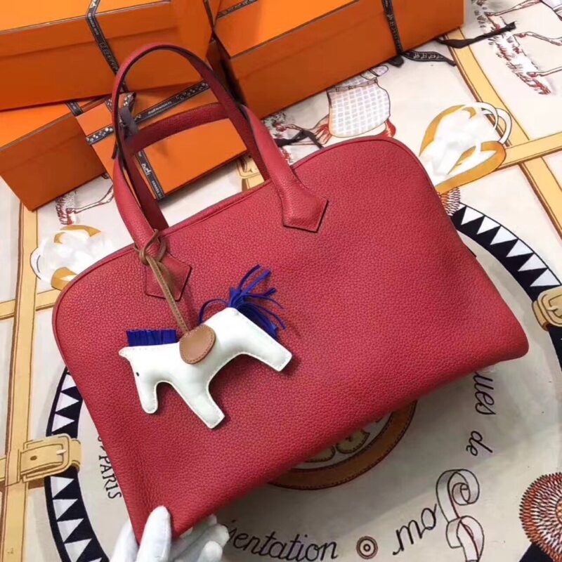 Hermes Victoria 36 Red Togo