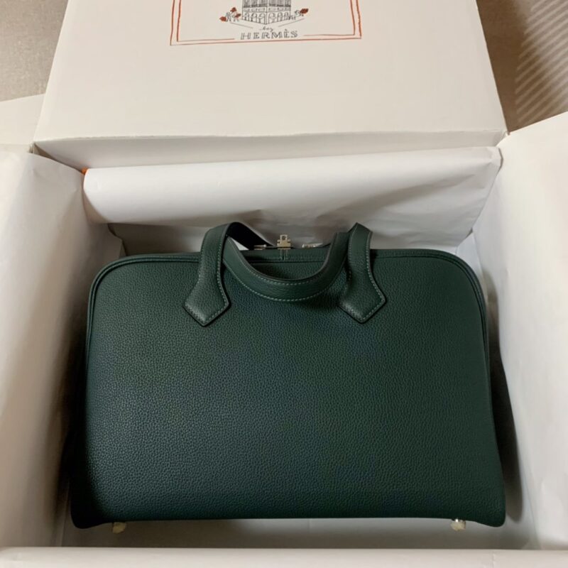 Hermes Victoria 36 Cypress Green Togo