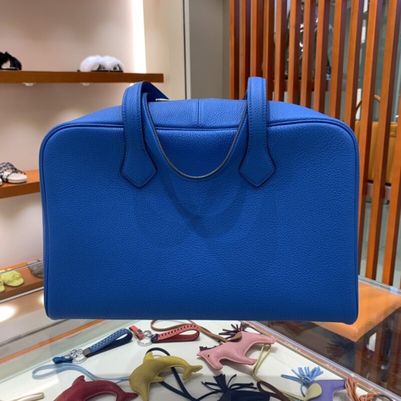 Hermes Victoria 36 Blue Togo