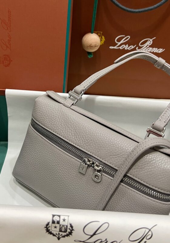 Loro Piana Neo L19 Pouch in Grey