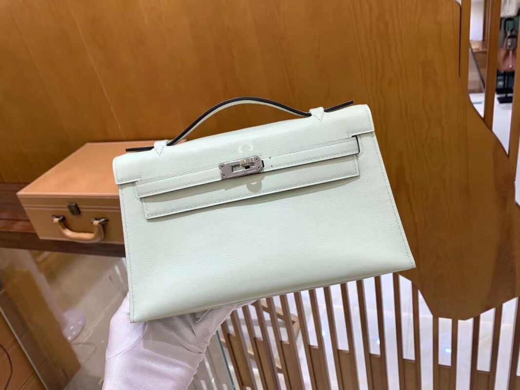 Kelly Pochette Swift Bubble Green