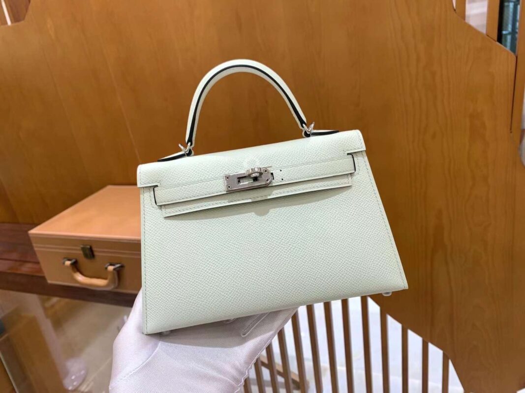 Mini Kelly 19 Epsom Bubble Green