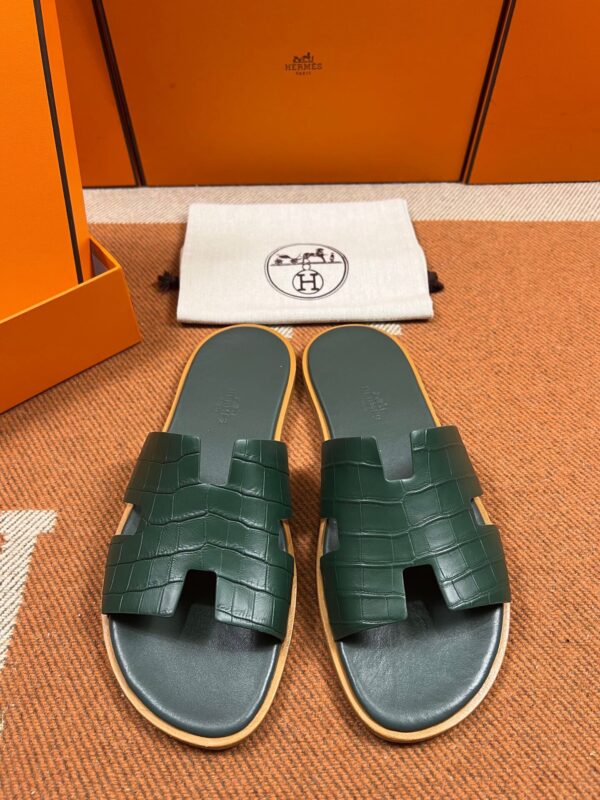 Hermes Sandals in Croco (Fully Handmade)
