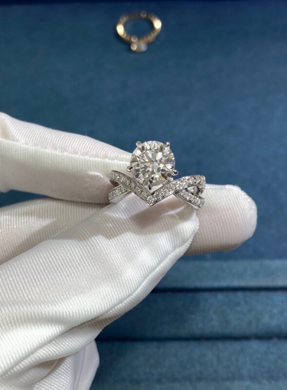 Love Wings Diamond Ring, White Gold