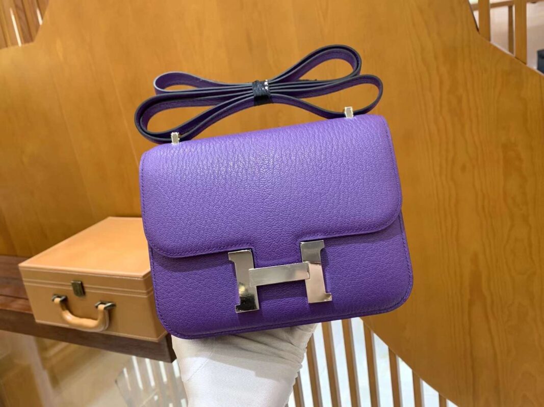 Constance 19 Chèvre Mysore Iris Purple