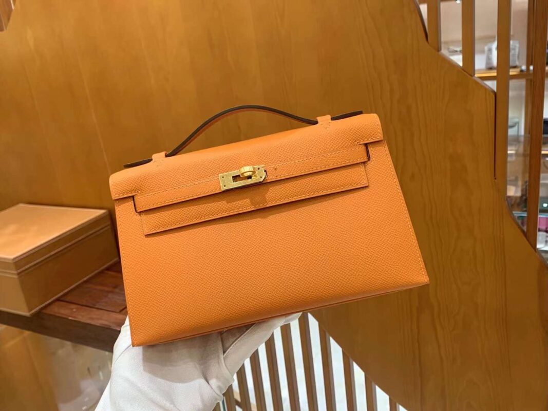Kelly Pochette Epsom Orange