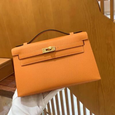 Kelly Pochette Epsom Orange