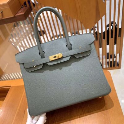 Birkin 30 in Vert Amande Togo