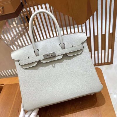 Birkin 30 in Gris Perle Togo