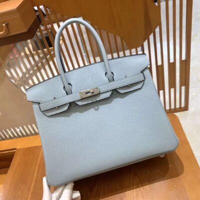 Birkin 30 in Bleu Lin Togo