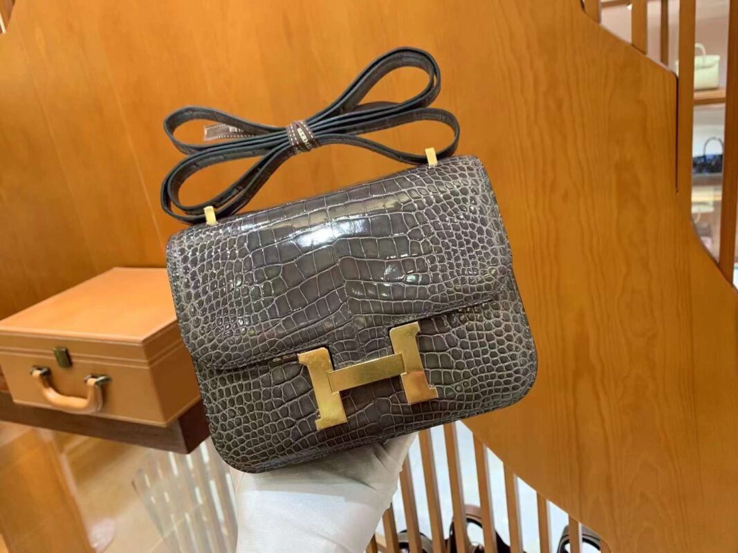 Constance 18 American Crocodile Graphite