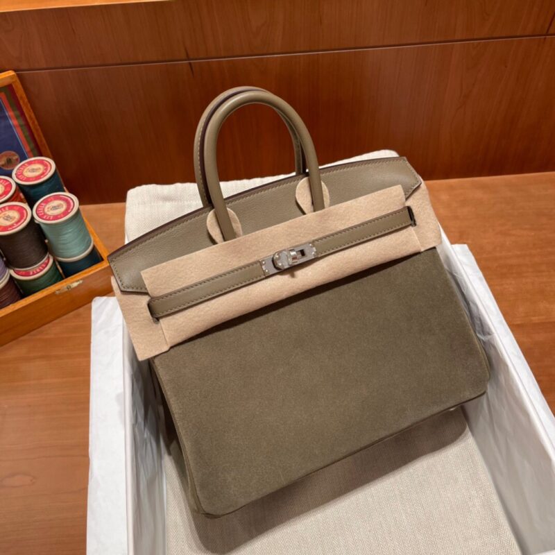 Birkin 25 Grizzly Etoupe