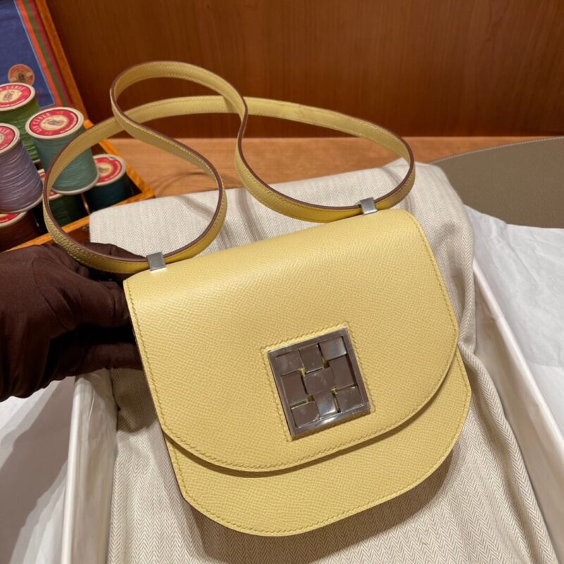 Mosaique Au 24 Mini Epsom in Jaune Poussin