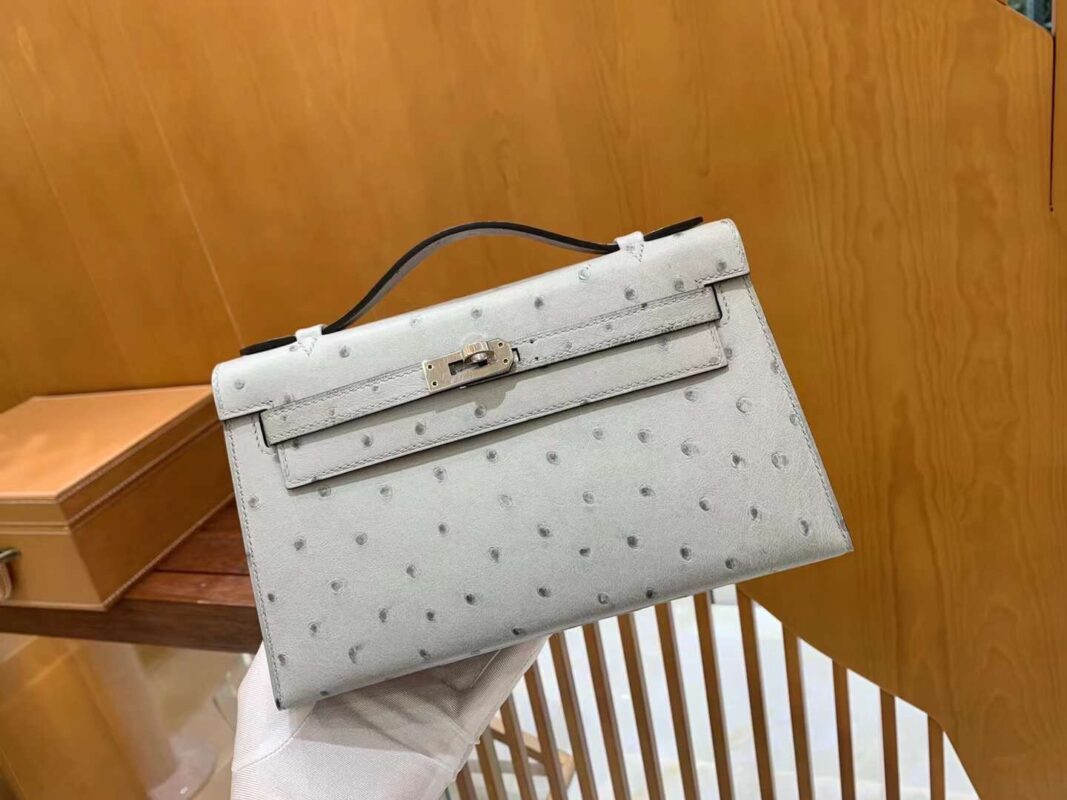 Mini Kelly 22 Ostrich