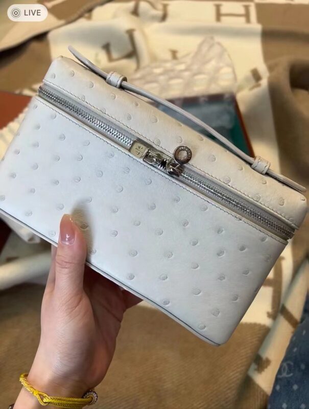 Loro Piana Neo L19 in White Ostrich