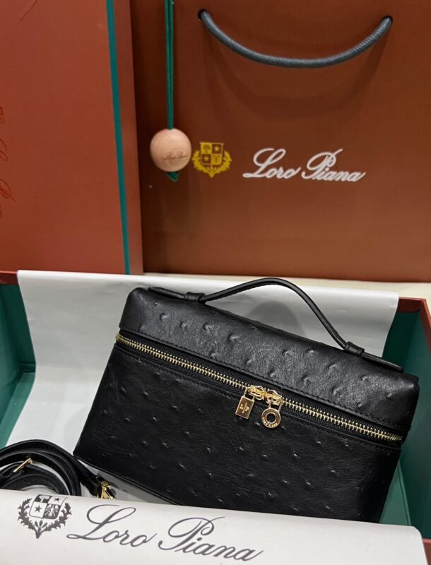 Loro Piana Neo L19 in Black Ostrich