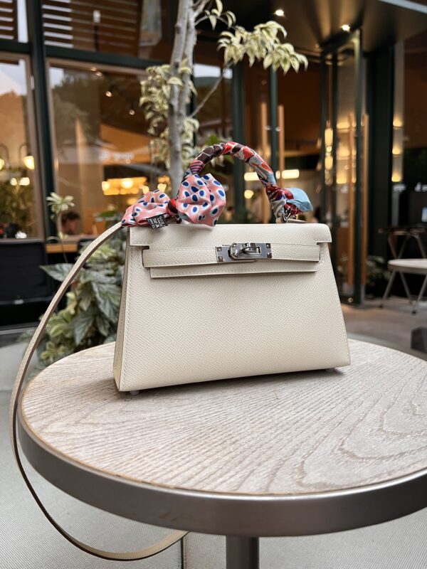 Mini Kelly in Craie Epsom