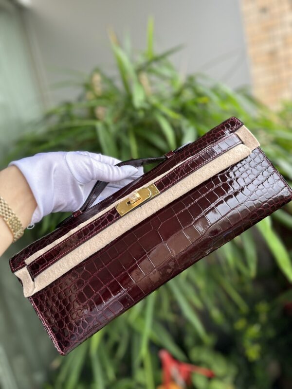 Kelly Cut 31 in Shiny Crocodile