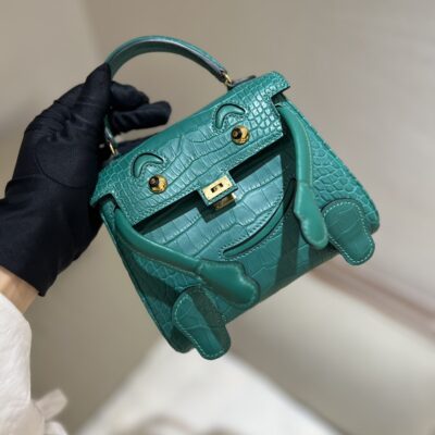 Kelly Doll 18 in Vert Vertigo Matte Alligator