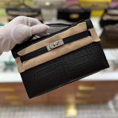 Kelly Pochette in Matte Alligator