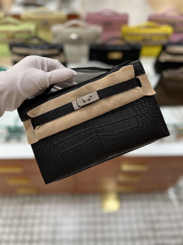 Kelly Pochette in Matte Alligator