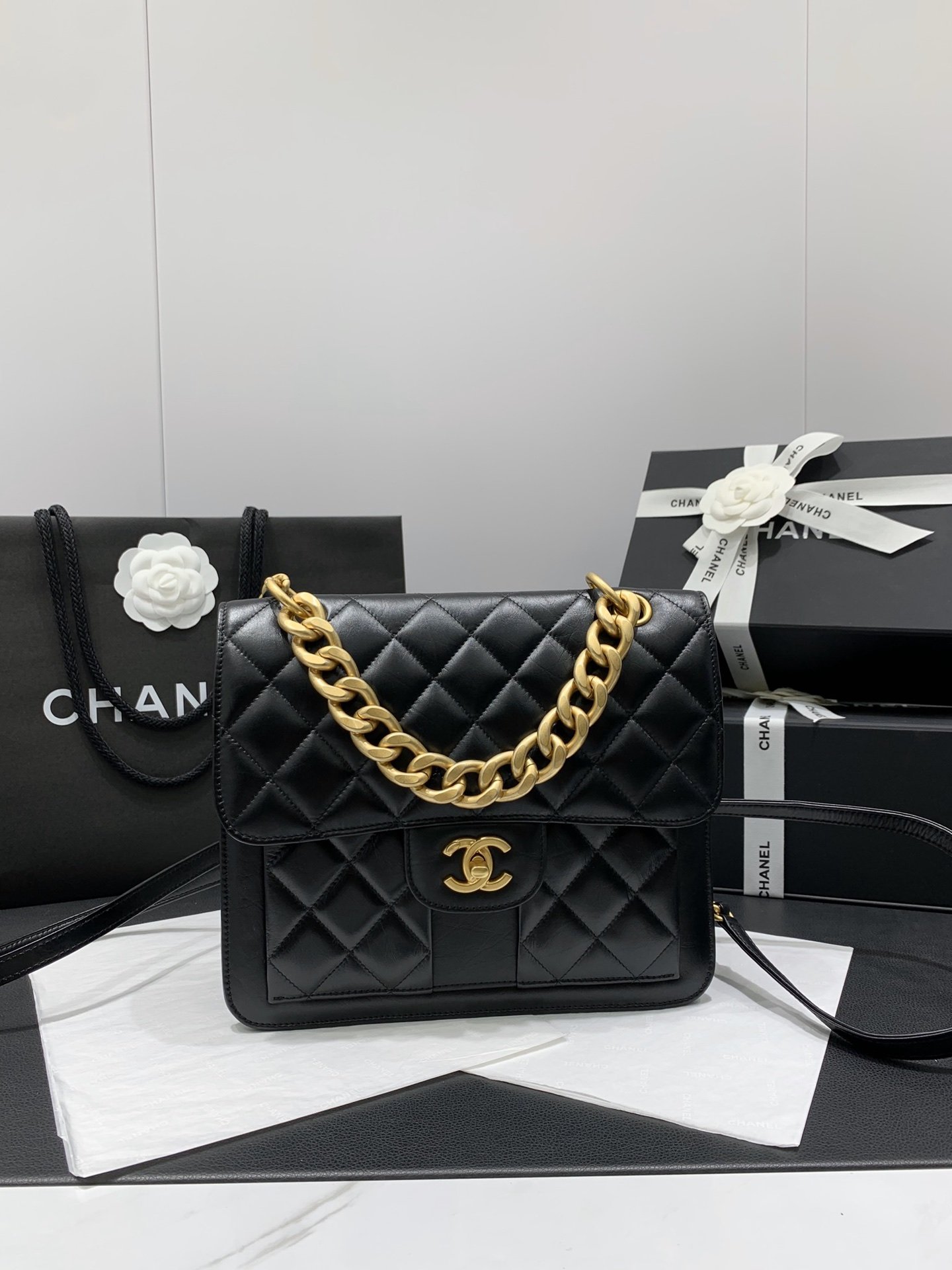 13605.jpg Chanel 23 Messenger Backpack - Image 1