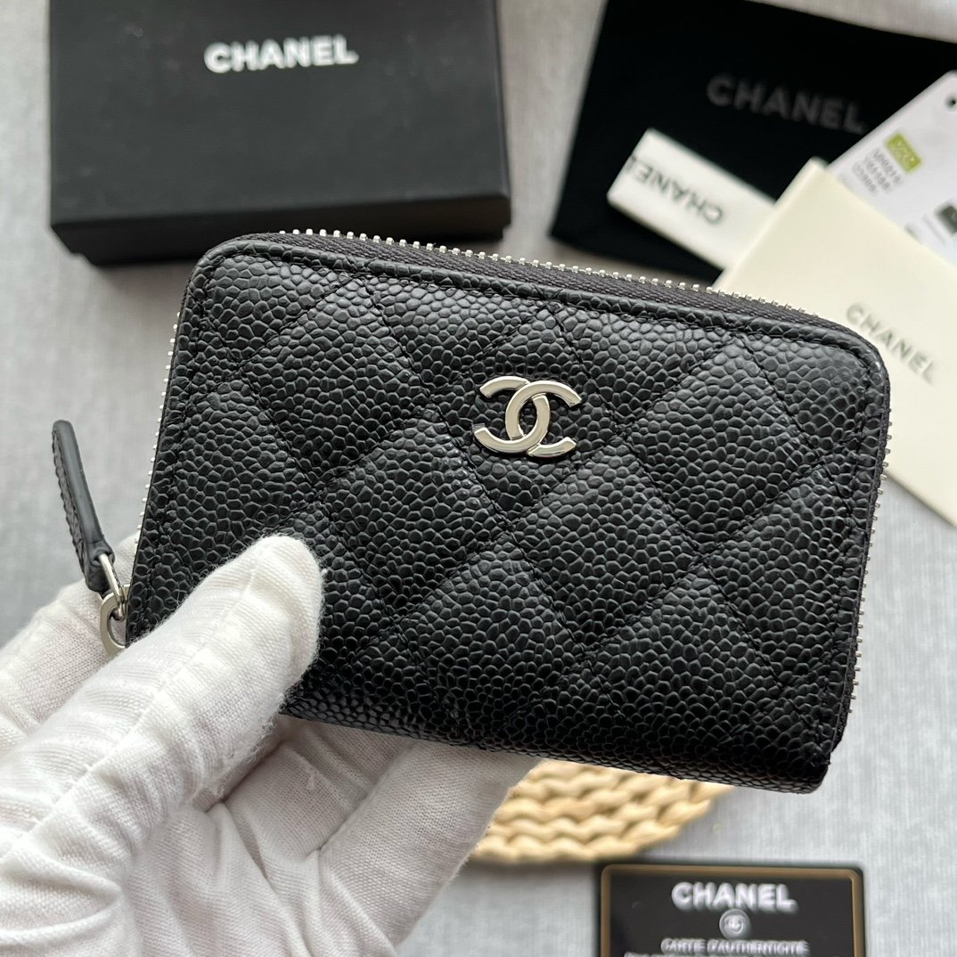 16012.jpg Chanel Zipper Card Holders - Image 1