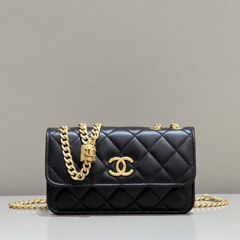 Chanel 22 Adjustable Gold Bead Phone Case