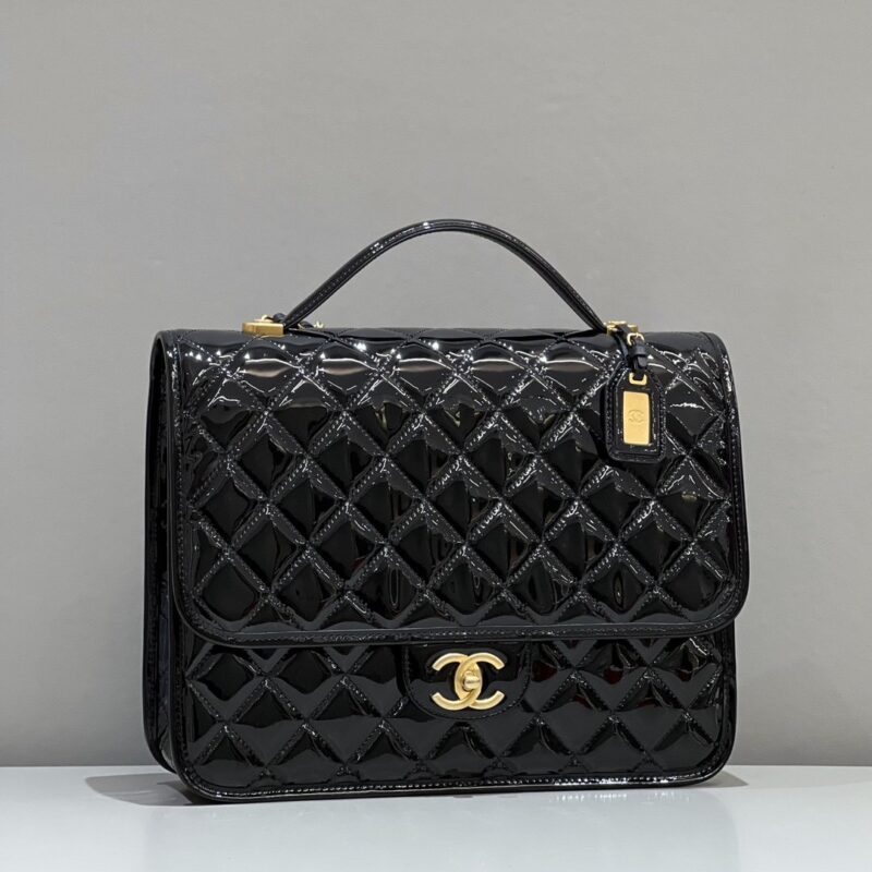 Chanel 22 Patent Leather Backpack