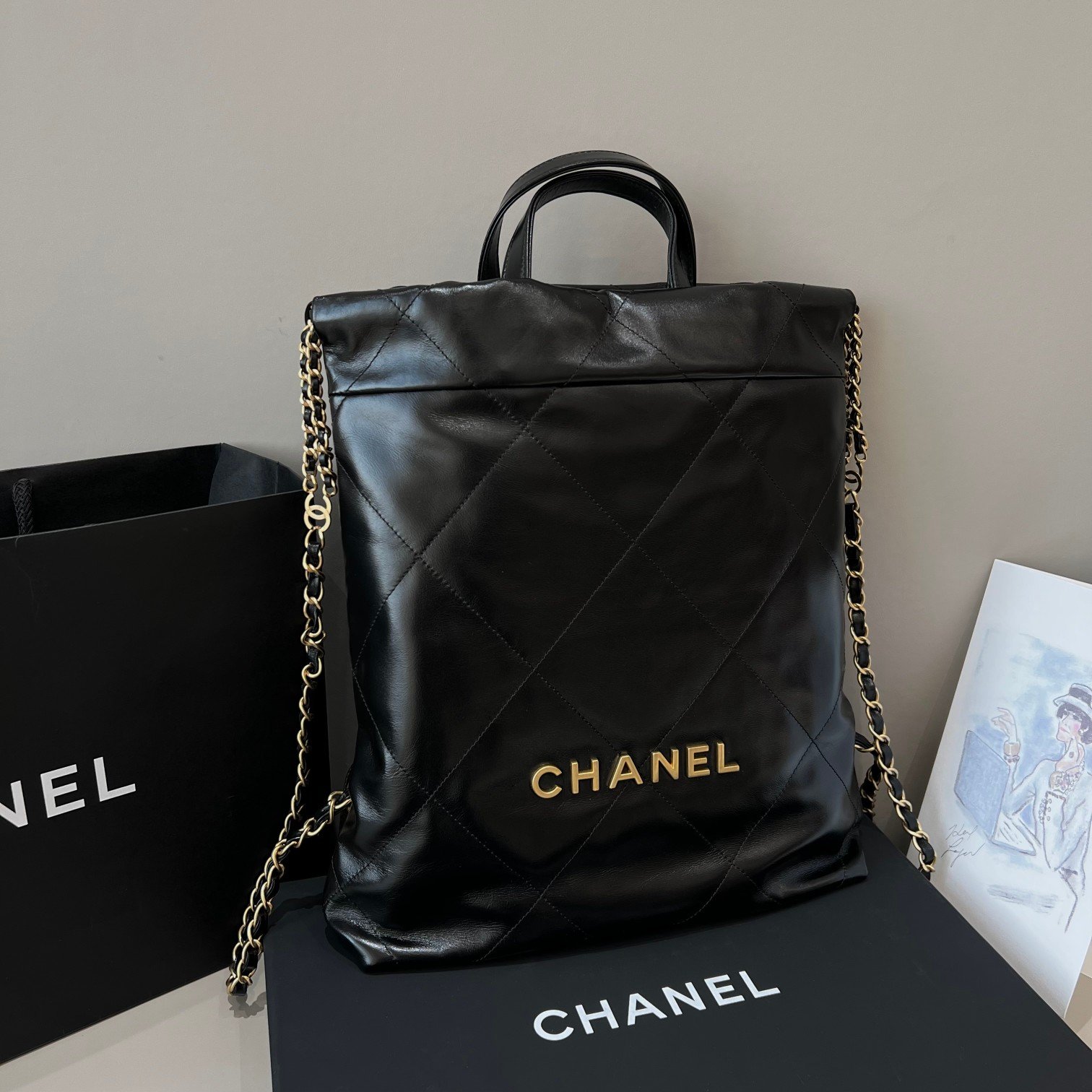 19112.jpg Chanel New 2023 Garbage Bag - Image 1
