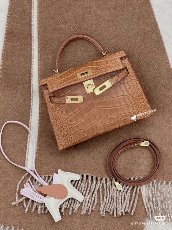 Mini Kelly Matte Alligator