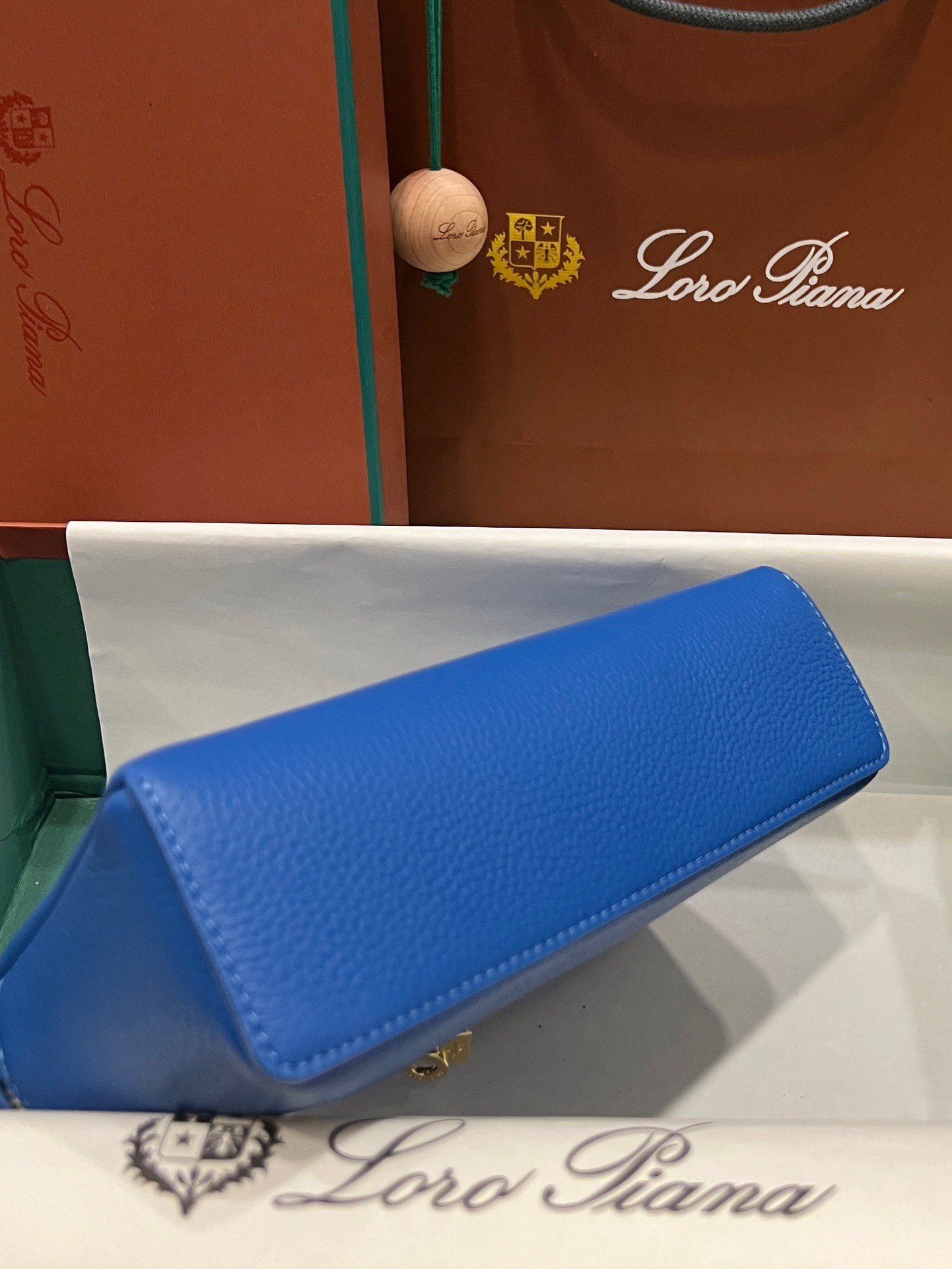 Loro Piana Neo L19 in Blue Leather - Image 7