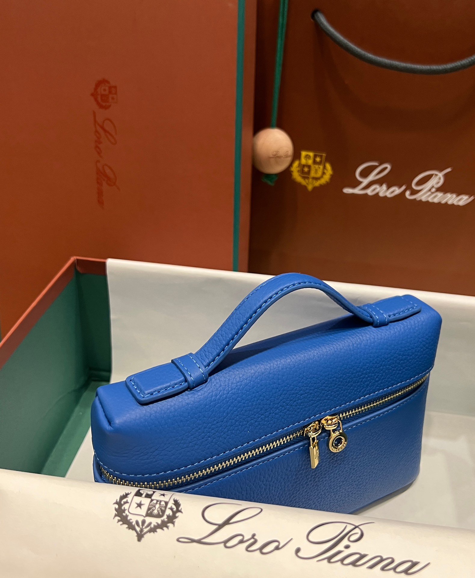 Loro Piana Neo L19 in Blue Leather - Image 4