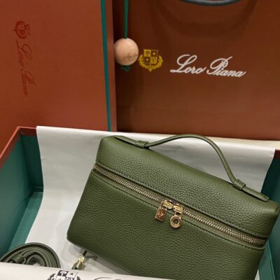 Loro Piana Neo L19 in Olive Green Leather