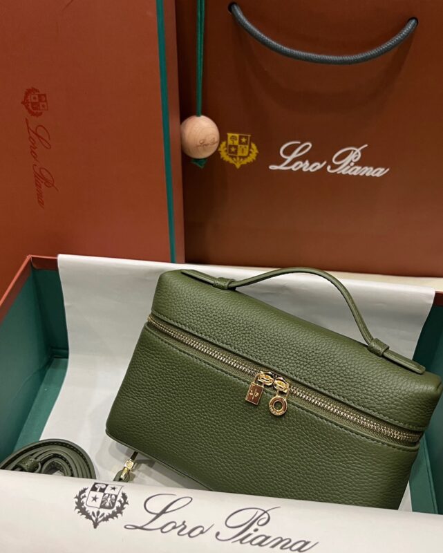 Loro Piana Neo L19 in Olive Green Leather