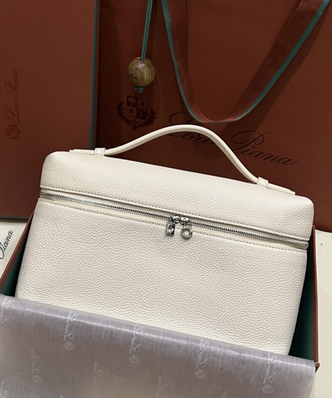 Loro Piana L27 in White Leather