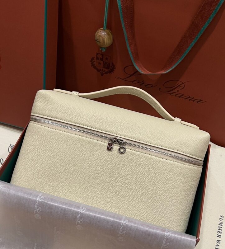 Loro Piana L27 in Cream White Leather