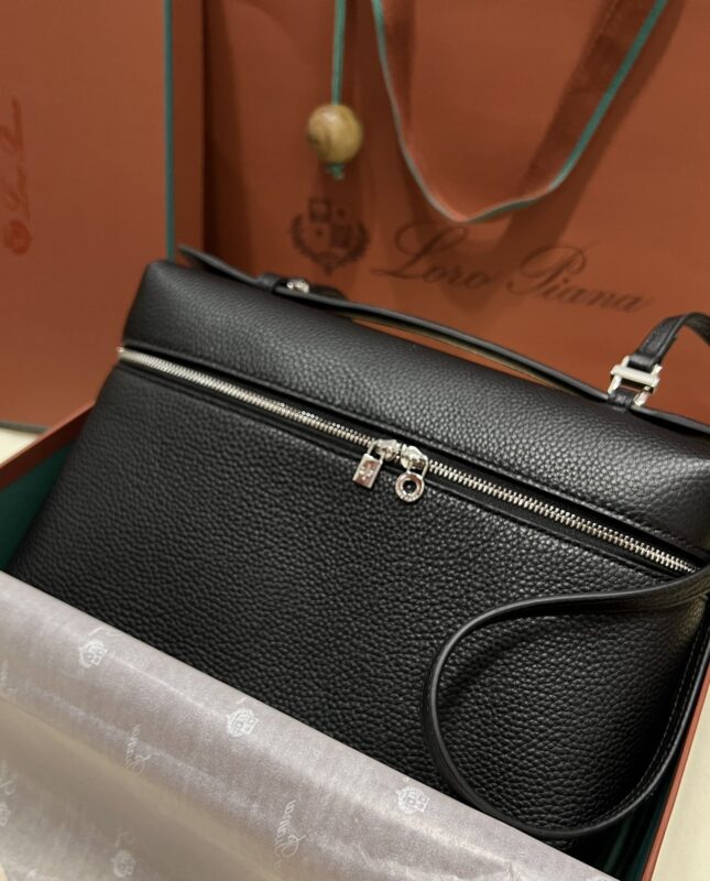 Loro Piana L27 in Black Leather