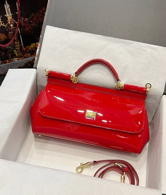 Dolce & Gabbana 29 in Glossy Red Leather