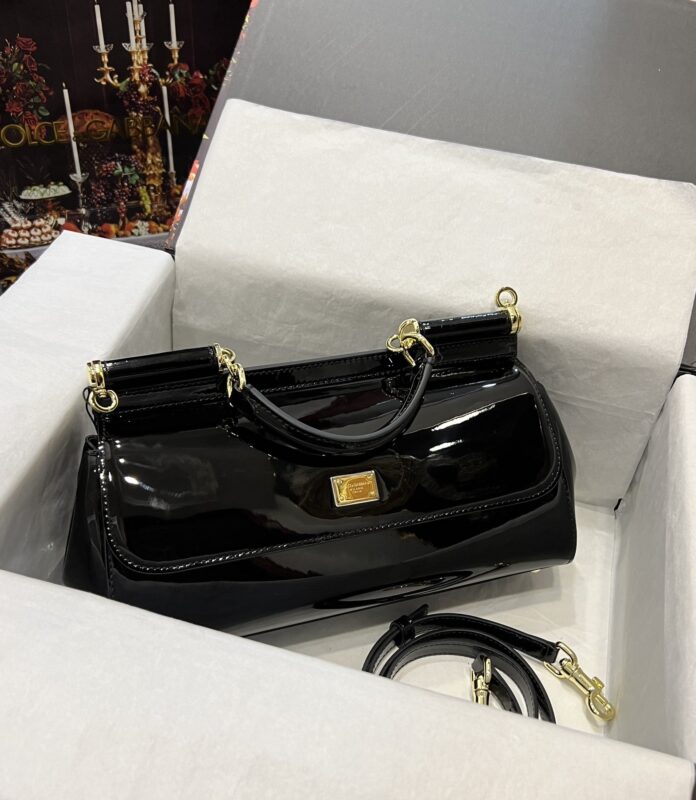 Dolce & Gabbana 29 in Glossy Black Leather